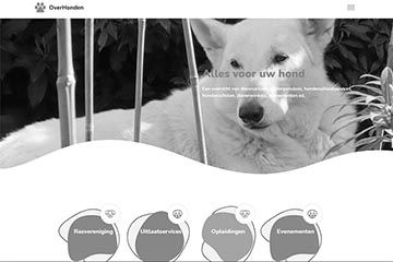 Pagina voor en over honden
